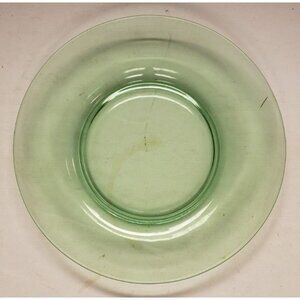 Uranium Glass Plate- 8"